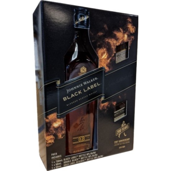 Johnnie Walker Black  75cl  12Y 06*01 TUMBLER  bottle per 750ML bottle