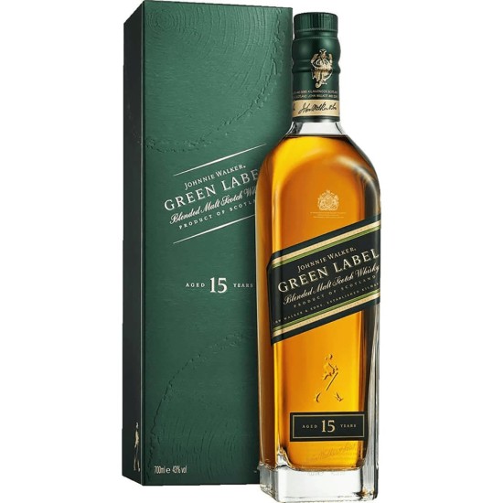 Johnnie Walker Green Label 75cl 15Years 06*01 per 6(750ML bottle )