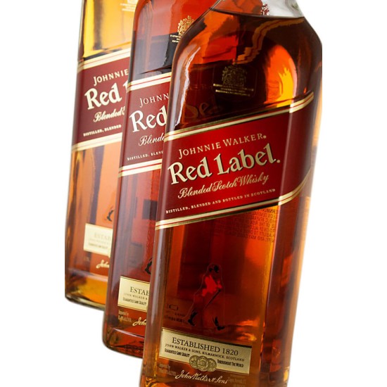 Johnnie Walker Red 75cl 12*01 per  12(750ML bottle)