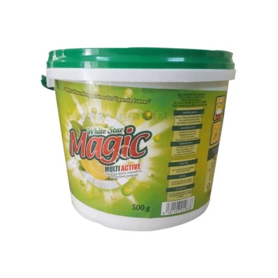 White Star Magic Detergent per 500grams Bucket(Washing powder)